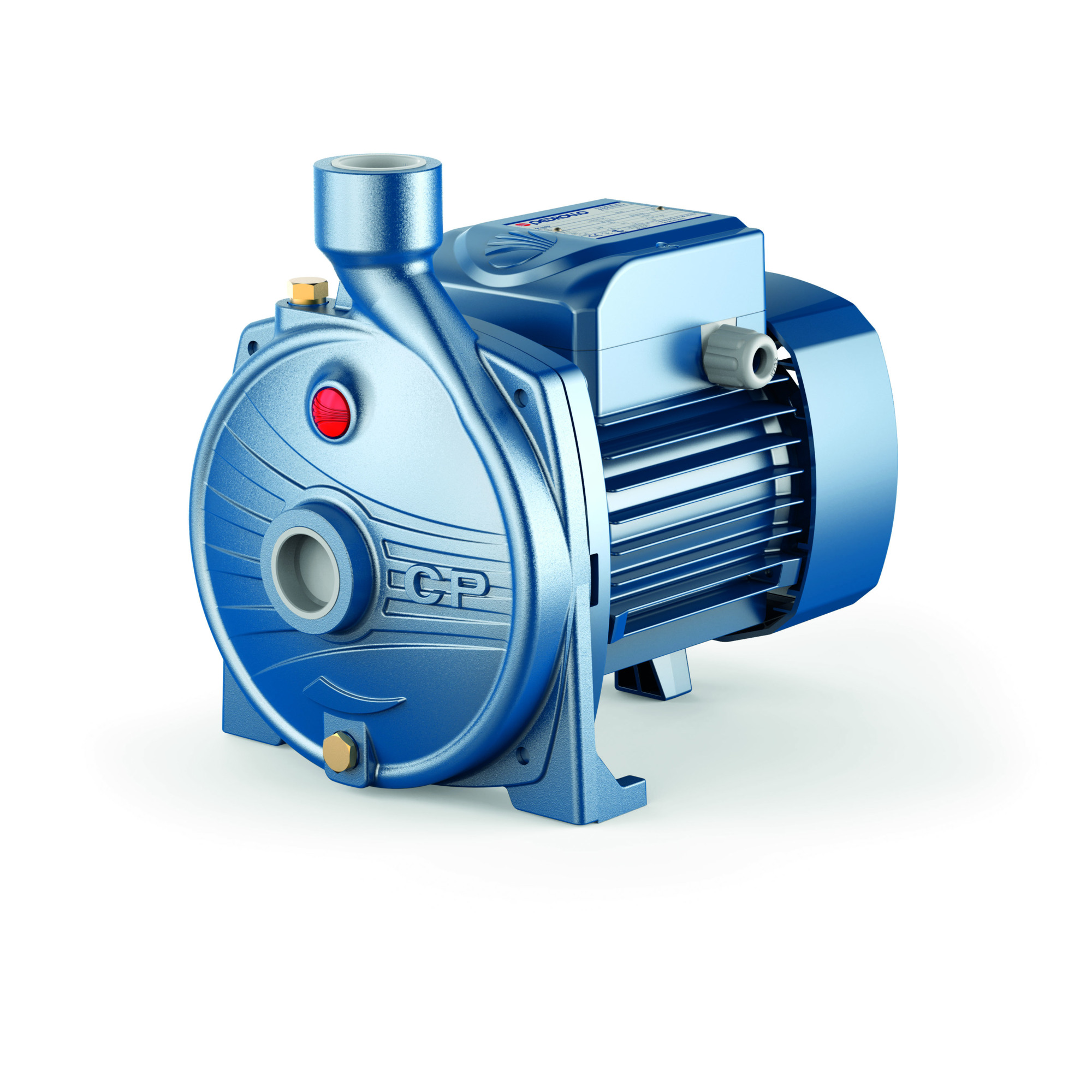 Pedrollo CPm620 Centrifugal Water Pump, 1HP, 115V, Single Phase, Cast Iron Body, High Flow Residential/Commercial Use